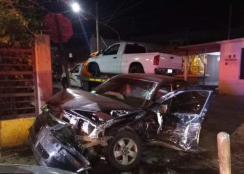 RAM se pasa un alto y provoca encontronazo en la colonia PRI