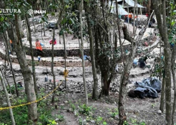 Descubren templo circular dedicado a Kukulcán en Campeche