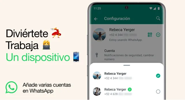 Por fin WhatsApp te hace caso y ya es posible tener dos cuentas activas en el mismo dispositivo