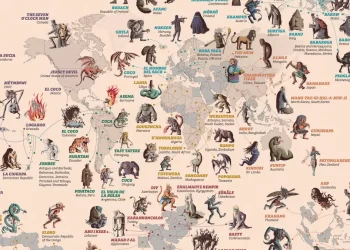 Este mapa muestra cómo es el «Señor» del Saco en cada país del mundo