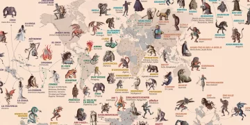 Este mapa muestra cómo es el «Señor» del Saco en cada país del mundo