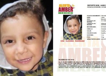 ALERTA AMBER: Iván fue visto por última vez con su padre en Coahuila