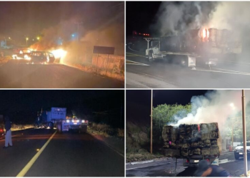 Con noche violenta, responden criminales a operativo en Michoacán