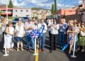 Inaugura alcalde Salvador Calderón pavimentación de la calle Antiguo Camino a Matamoros