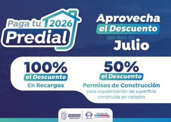 Gobierno de Parral amplía descuentos históricos en Predial y permisos de construcción