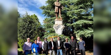 Conmemora el Gobierno de Parral el Aniversario Luctuoso de Benito Juárez García, resaltando su legado