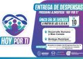 Entregarán despensas del programa «Hoy Por Ti» este viernes únicamente a inscritos en el padrón