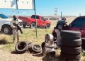 Estatales y militares revisan los yonkes de la ciudad