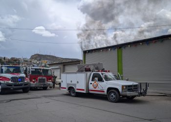 Incendio en taller del corredor industrial