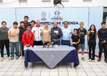 Impulsa alcalde Salvador Calderón el talento deportivo de Parral con histórico programa de estímulos económicos