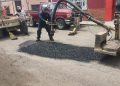 Obras Públicas intensifica labores de bacheo y retiro de material por lluvias